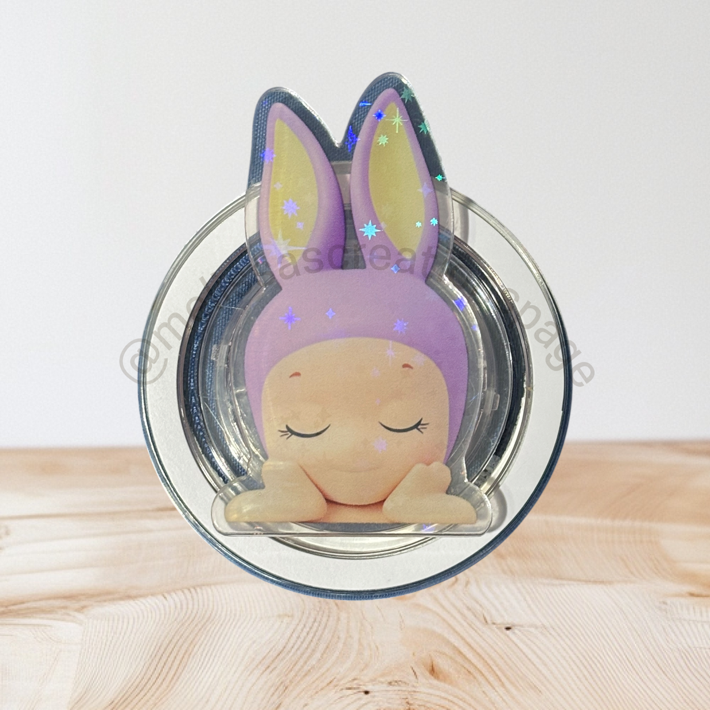 Dreaming bunny pop socket
