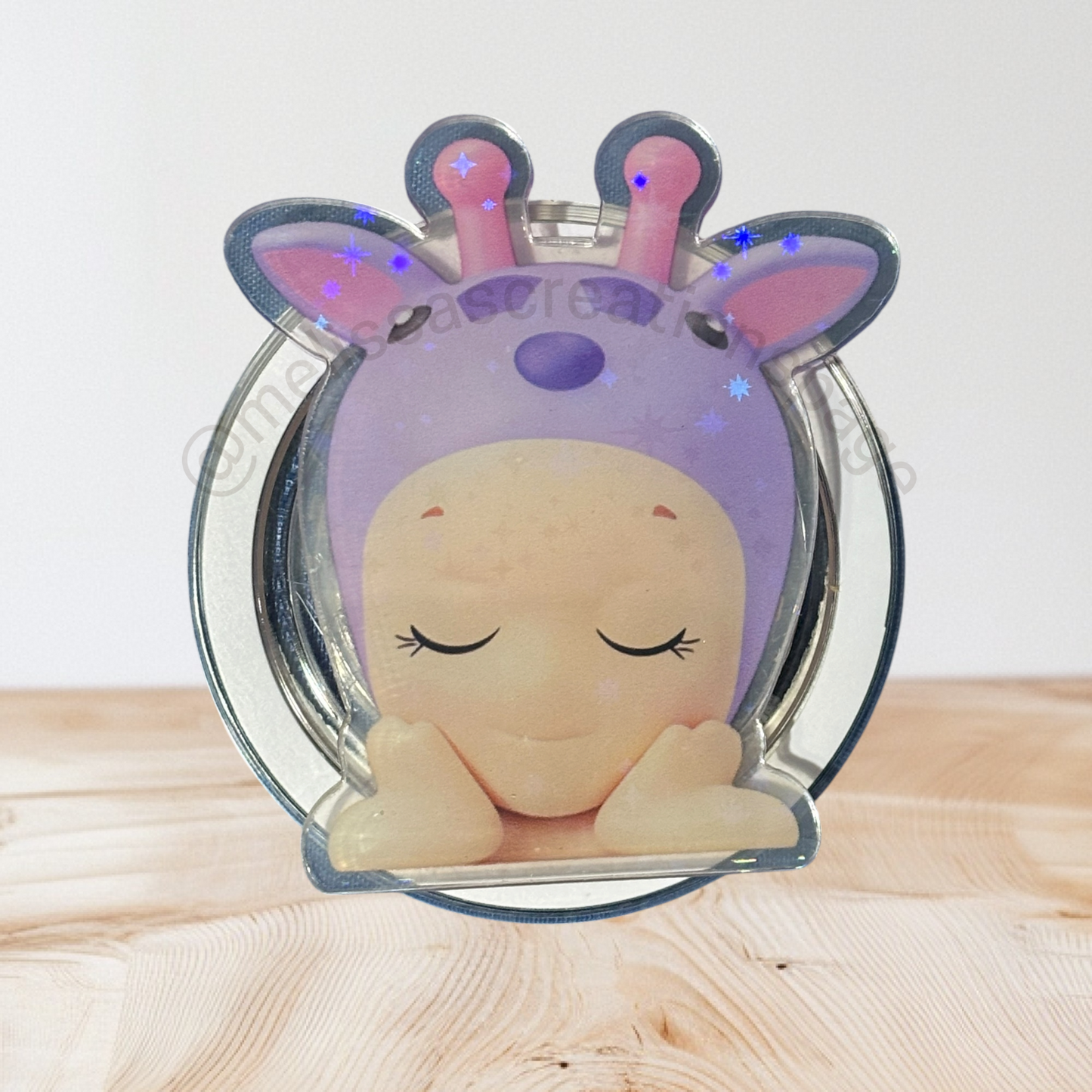 Dreaming giraffe pop socket