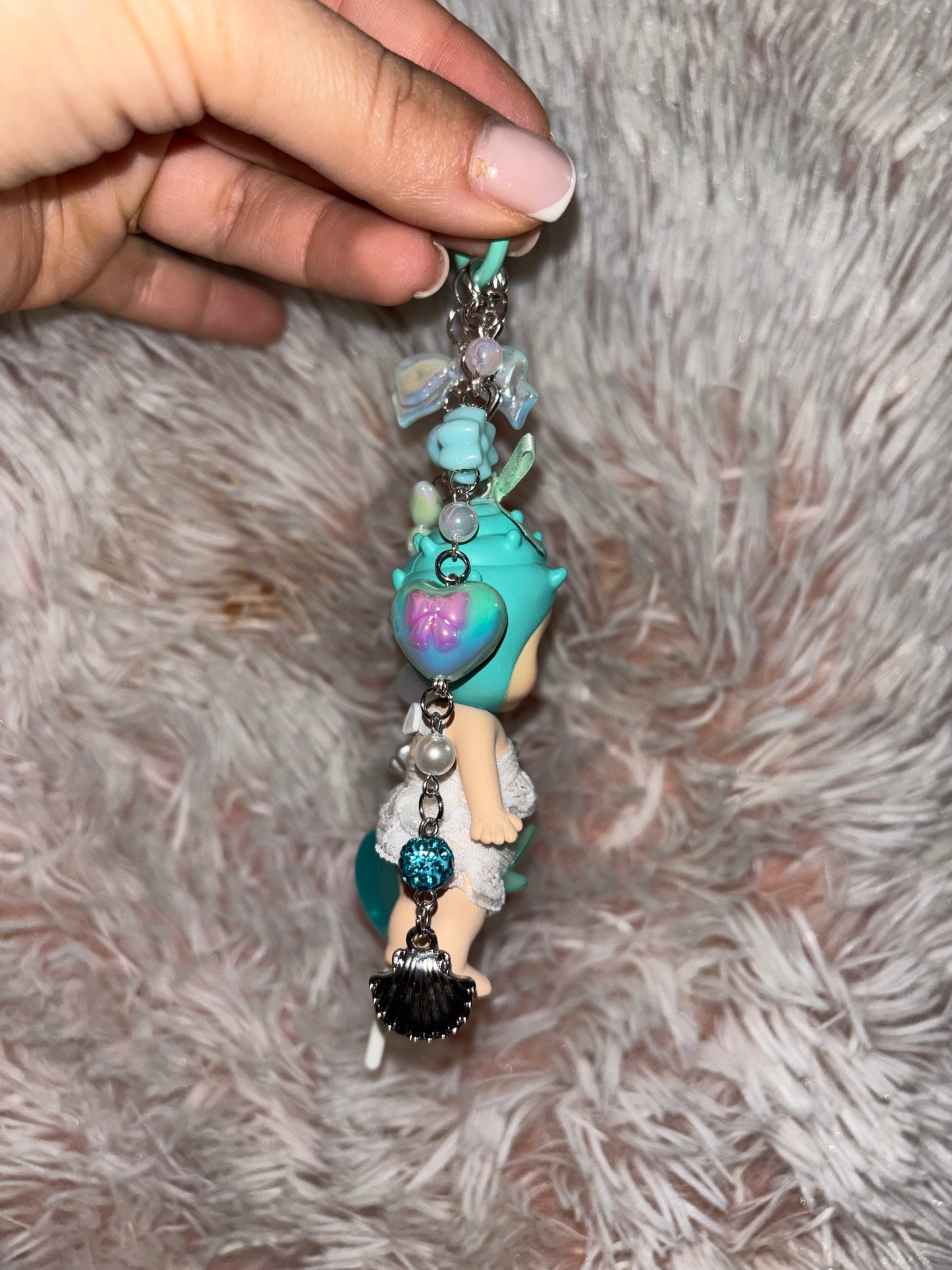 Authentic Seashell Sonny Angel keychain