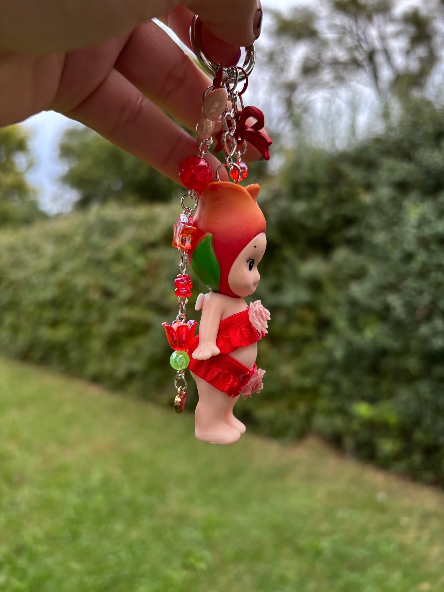 Sonny Angel Rose keychain