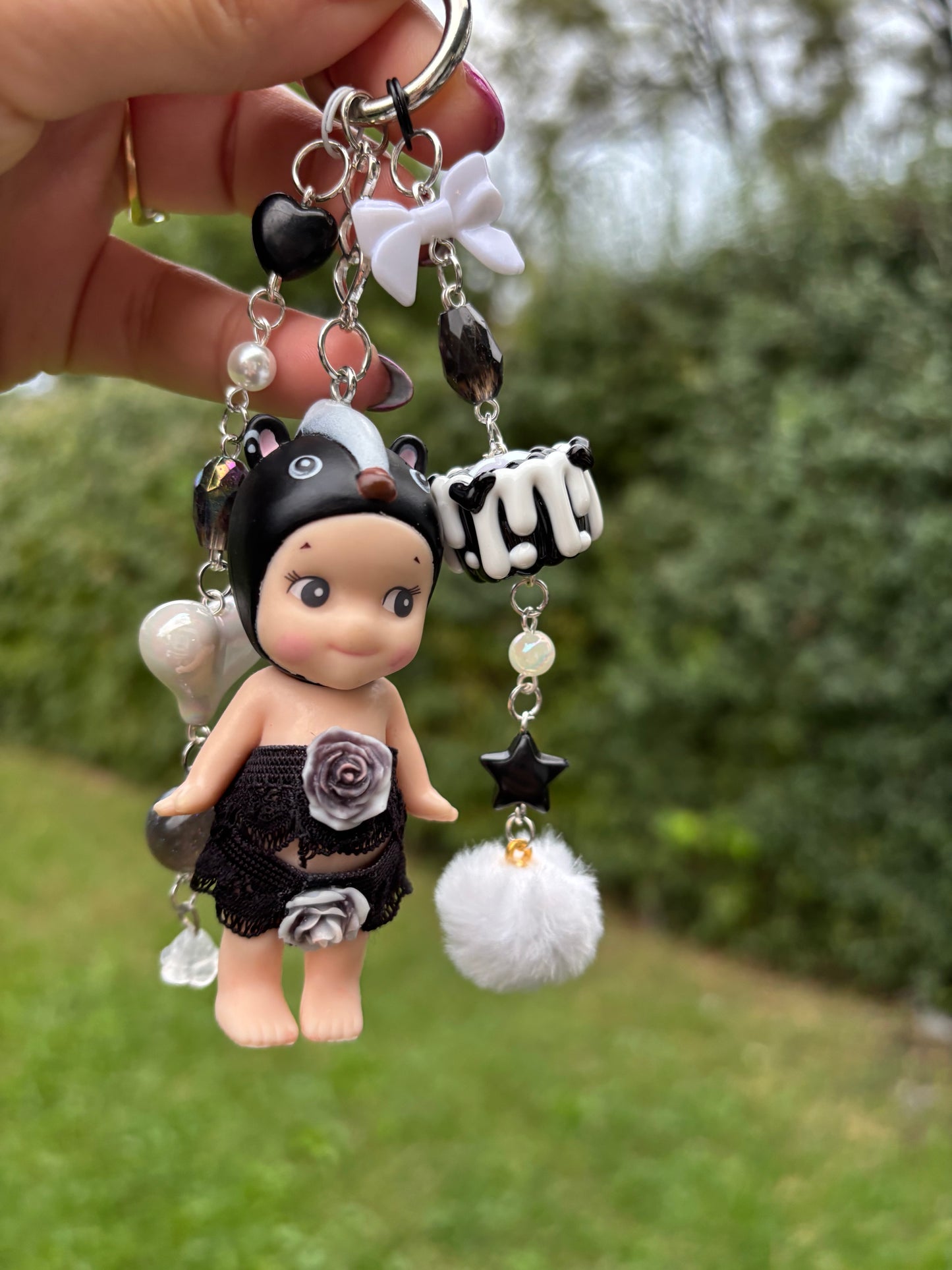 Sonny Angel Skunk keychain