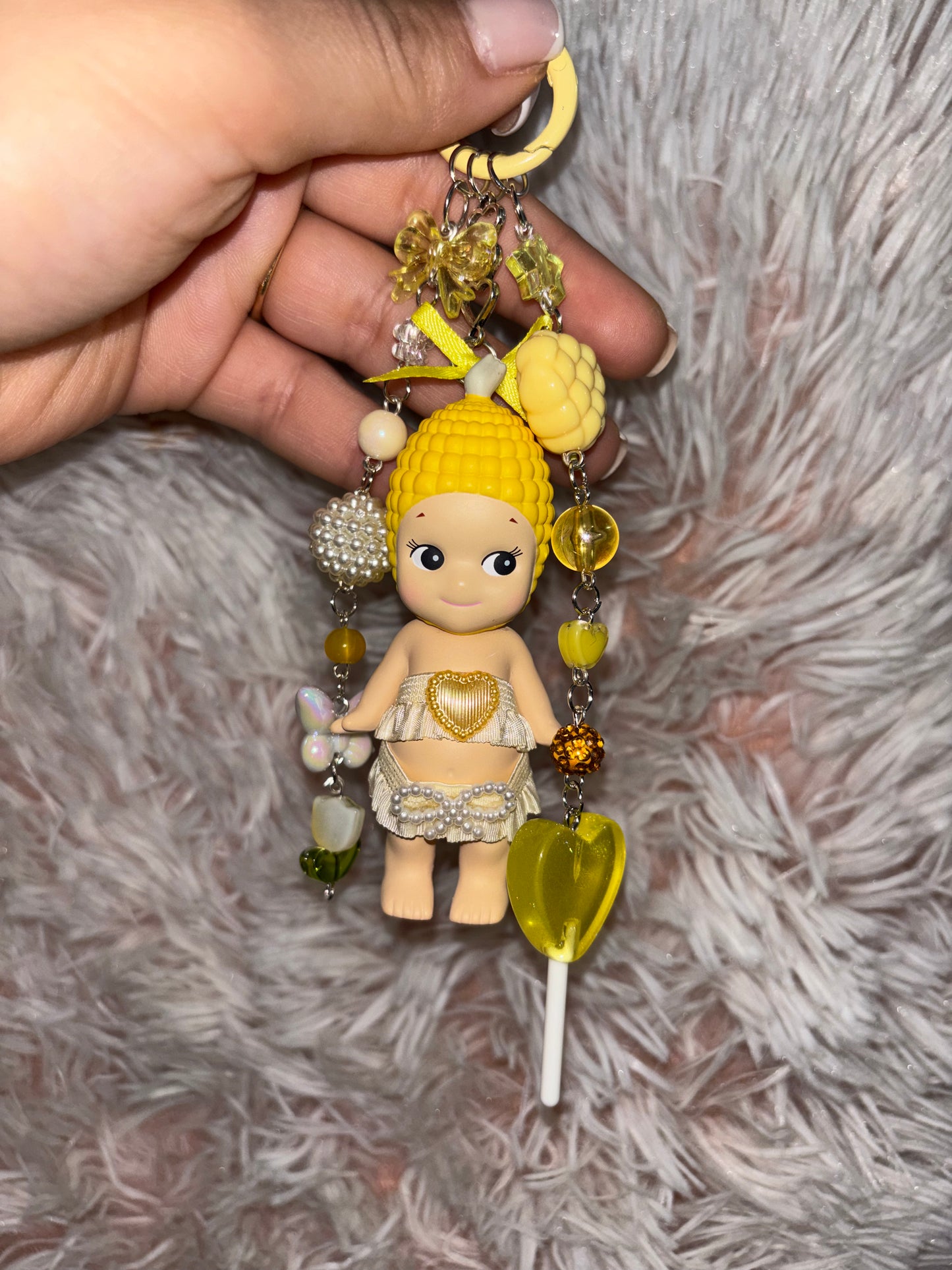 Authentic Corn Sonny Angel keychain