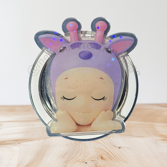 Dreaming giraffe pop socket